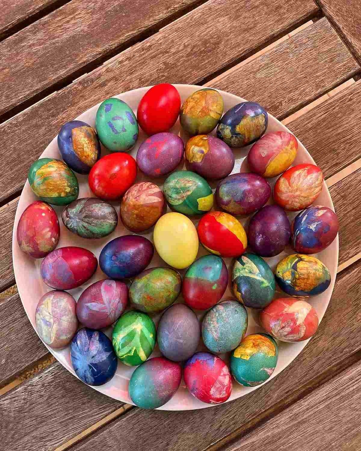 Τα Πασχαλινά αυγά της Κατερίνας Καραβάτου είναι σκέτα στολίδια: Οι τεχνικές που χρησιμοποίησε