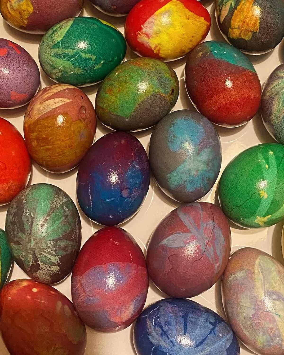 Τα Πασχαλινά αυγά της Κατερίνας Καραβάτου είναι σκέτα στολίδια: Οι τεχνικές που χρησιμοποίησε