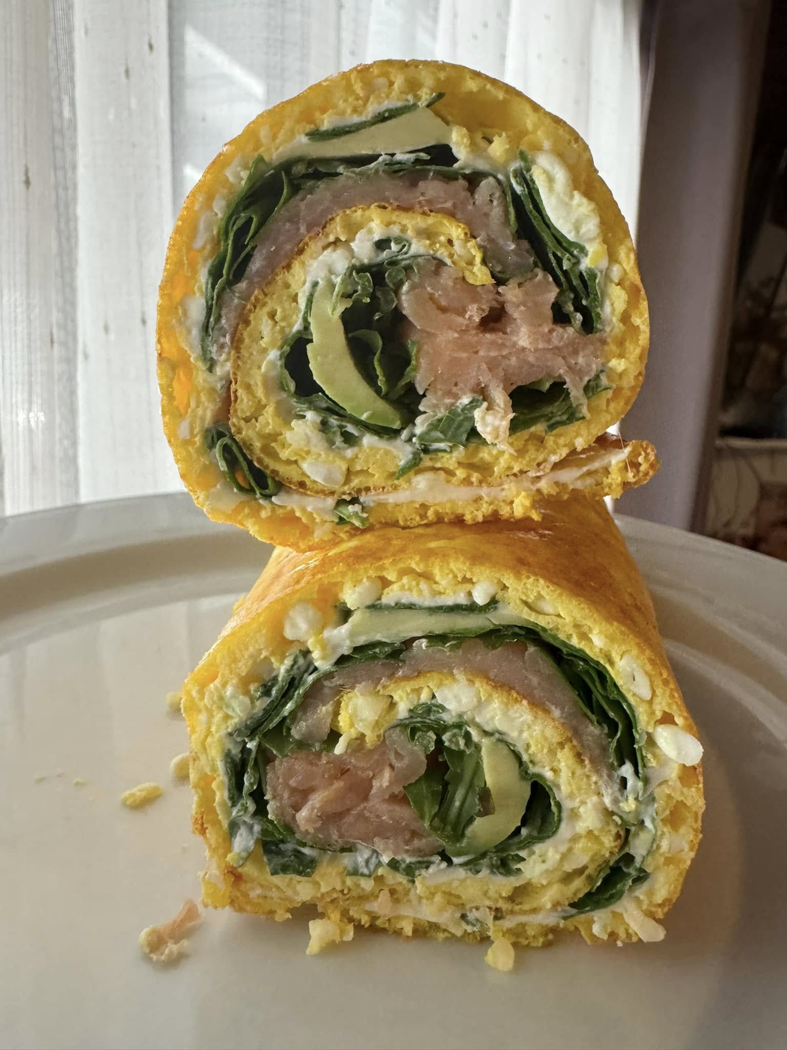 Το viral wrap του TikTok με αυγά και τυρί cottage 5 Το viral wrap του TikTok με αυγά και τυρί cottage
