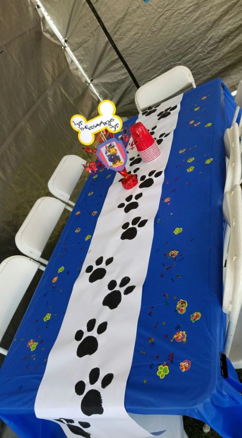 Βάφτιση Paw Patrol: Ιδέες διακόσμησης για μπουφέ και εκκλησία