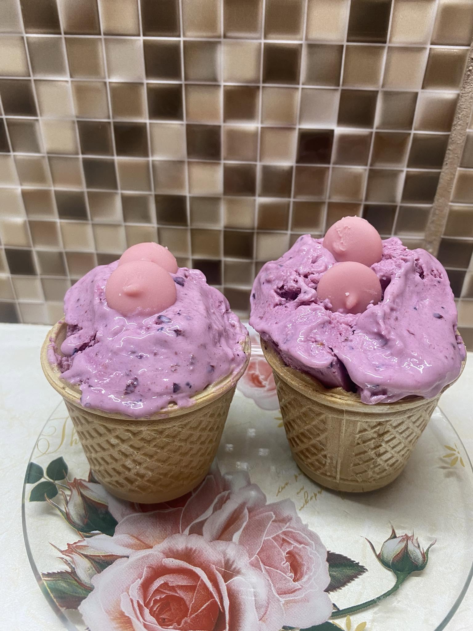Frozen yogurt με 3 υλικά χωρίς ζάχαρη