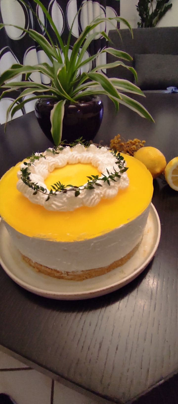 Καλοκαιρινό cheesecake λεμόνι χωρίς ζάχαρη